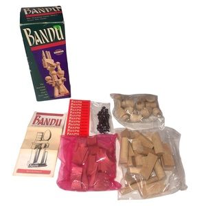 Bandu: The Stacking Game Thats Never the Same Milton Bradley 1991 Sealed Bags